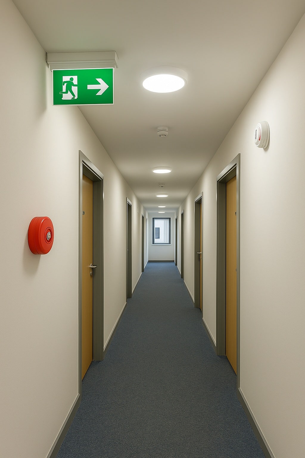 L1 fire detection system installed in student accommodation in Pretoria.